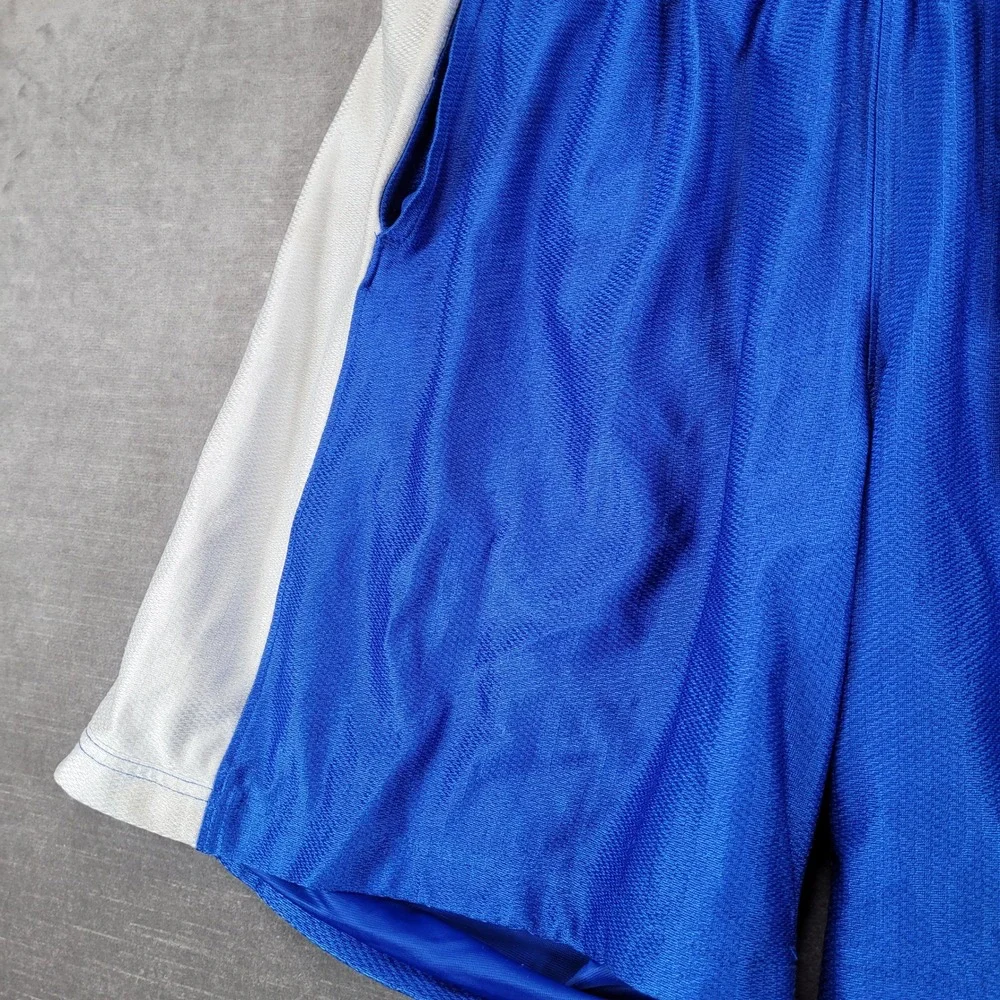 Nike Vintage‎ Men's Royal Blue White Athletic Basketball Shorts Size XL